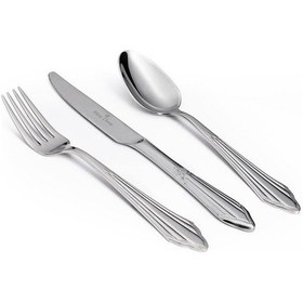 Resim Maxx Doria Prague 6 Kişilik 42 Parça Çatal Kaşık Bıçak Takımı Pa1060 Metalik 