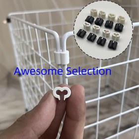 Resim 20/40 adet Bağlantı Tokası DIY Tel Hasır Sabitleme Tokası Ağ Kafes Kuş Kafesi Pet Kafesi Birleştirme Aksesuarları Gevşek Yaprak Tokası Kombinasyon Aksesuarları 