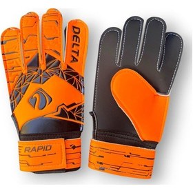Resim Delta Rapid Kaleci Eldiveni Siyah - Turuncu 