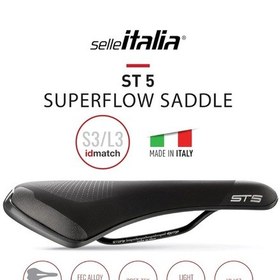 Resim Selle Italia St5 Flow Jelli Bisiklet Selesi 165x276mm L2 