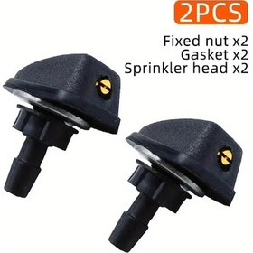 Resim Hightower 2 Adet Evrensel Ön Cam Sileceği Püskürtme Başlığı, Otomatik Yıkayıcı Nozul Seti 