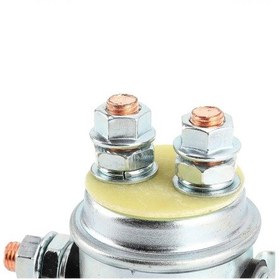 Resim Atv Utv İçin Evrensel 12v 200a Röle Anahtarı Vinç Kontaktör Solenoid Normalde Açık Kontaklar 