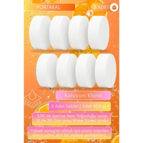 Resim Vcalla 8 Adet Nem Alıcı | Küf Önleyici | Ev Tipi Rutubet Giderici | Portakal Aromalı | Ev,depo 