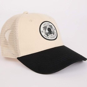 Resim DeFacto Erkek Etiket Baskılı Dokuma Beyzbol Basketbol Şapkası D7832AX25SMNV2 