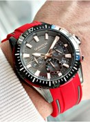 Resim Quantum Fonksiyonlu Kırmızı Renk Silikon Kordon Çelik Kasa Erkek Kol Saati 1127.068 