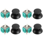 Resim PS3 Analog Motor ve Topuz Seti 4+4 Playstation 3 Tamir PS3 Kol Analog Tamir Seti Yedek Parça 