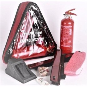 Resim Trafik Seti Emergency Kit Çantası Mevzuata Uygun 1 Adet 
