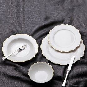 Resim Gönül Collection 24 Parça New Bone Yemek Takımı 