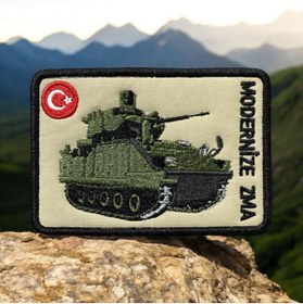 Resim Ex Patch Modernize Zma Nakış Patch Peç Arma 10 X 7 Cm 