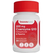 Resim İmuneks Farma 200 mg Koenzim Q10 Takviye Edici Gıda 30 Kapsül 