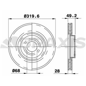 Resim ON FREN DISK AYNASI NISSAN MURANO II 3.5I 2.5dCI 