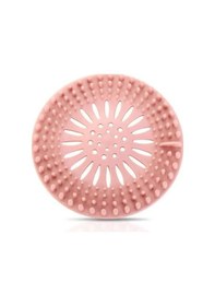 Resim Mainshop Süzgeçli Silikon Lavabo Ve Küvet Tıkacı Yuvarlak Süzgeç Banyo Tıpa Pembe Renk 1 Adet M-140 Pembe 