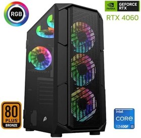 Resim Xsr512 i5 12400F 32GB Ram 512GB M.2 NVMe SSD 8GB RTX4060 24Curved 180Hz Oyun Bilgisayarı 