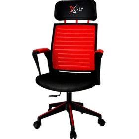 Resim Xfly Plastik Ayaklı Oyuncu Koltuğu-Kırmızı File-2400C0545 