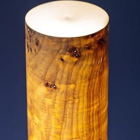 Resim Mazel Ağacı Ahşap Kaplama TUHKİMO Lambader Doğal Şıklık 