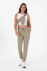 Resim U.S. Polo Assn. Kadın Açık Haki Jogger Eşofman Altı 50313584-VR183 