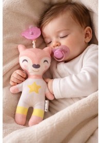 Resim Toys2you Emzikli Uyku Arkadaşı Kahverengi Ceylan Açık Bej 