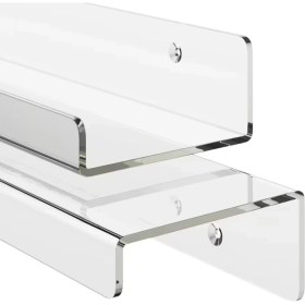 Resim Dns Baskı Şeffaf Pleksi Raf 30 cm x 10 cm Modern Tasarım ve Kolay Montaj Özellikleriyle 