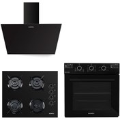 Resim KUMTEL Italian Design Plus Cam Ankastre Set 