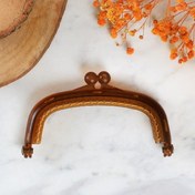 Resim Loren Plastik Cüzdan Klipsi-Kahverengi 