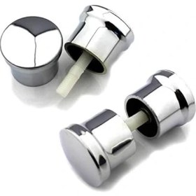 Resim Ecovibe 2 Takım Duşakabin Kulpu 2 Kapaklık Duşakabin Kulp Krom 2 Iç 2 Dış Çift Kapak Topuz Kulp 