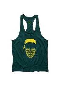 Resim Bluu Arpix Fitness Gym Tank Top Sporcu Atleti Yeşil 