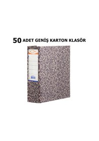 Resim 50 Adet Geniş Karton Klasör Dosya Arşiv Klasörü Telgraf Klasör Çok Renkli 