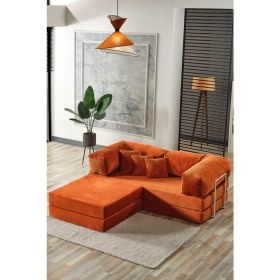 Resim Legom Alis Aktivite Koltuğu Yatak Olabilen Çok Amaçlı Kanepe Kiremit 