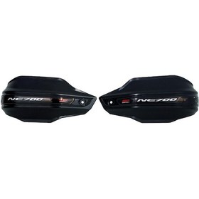 Resim GP Kompozit Honda NC 700 S 2012-2023 Uyumlu Plastik Elcik Koruma Siyah 