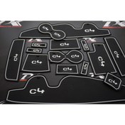 Resim Citroen Dk Tuning C4 2016 2017 Modeller Araç Içi Silikon Kaymaz Ped Kaplama Seti 