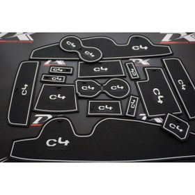 Resim Citroen Dk Tuning C4 2016 2017 Modeller Araç Içi Silikon Kaymaz Ped Kaplama Seti 