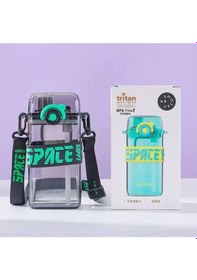 Resim Shotay Su Matarası Space Tritan Siyah 500ml 