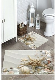 Resim Vizon Kaymaz Taban Deniz Tema Banyo Paspas Bp-2 çok renkli 