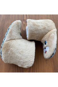 Resim Pomidik Çocuk Panduf Tavşanlı Krem 