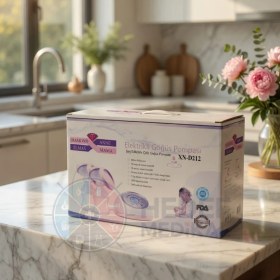 Resim Diamond Mama Elmas Anne XN-D212 Dokunmatik LCD Ekranlı USB Şarjlı Çift Başlıklı 2 Fazlı Elektrikli Göğüs Pompası 