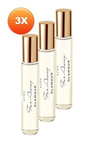 Resim Avon Far Away Glamour Kadın Parfüm Çanta Boyu Edp 10 Ml. Üçlü Set 