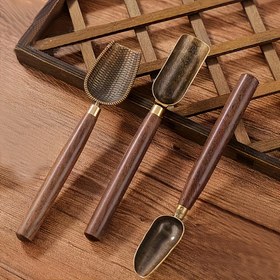 Resim 3 adet Dekoratif Vintage Metal Şekilli Kaşık Ahşap Saplı - Noel için İdeal Tatil Hediyesi, Yaratıcı Ev Partisi Dekorasyonu ve Süs, Vintage Parti Malzemesi 