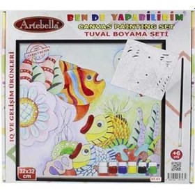 Resim Tuval Boyama Seti Balık St-01 9018249 