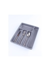 Resim Go İthalat Gri - 5 Bölmeli Çekmece İçi Kaşıklık 36x29x5cm 