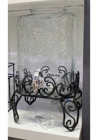 Resim Konak Züccaciye Şerbetlik 10 L Ayaklı Musluklu Cam Su Sebili 