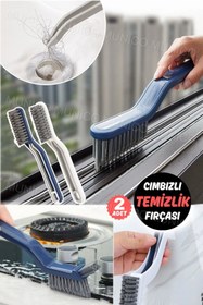 Resim Munico 2 Adet Geniş Kullanım Alanı Sunar Sert Kıl Temizleme Fırçası - Derzlerde Zeminde Mükemmel 