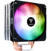 Resim gamdias 120mm Boreas Uyumlu E1-410 Rgb Hava Soğutmalı Am4-1700p Işlemci Fanı 