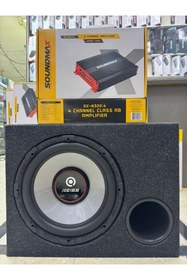Resim REISS AUDIO Paket Set 30cm Bass 1000w 3000w 4x60rms 4kanllı Anfi 