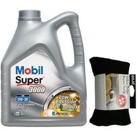 Resim Mobil Super 3000 XE 5W-30 Tam Sentetik Motor Yağı 4 L + Gojo Boyun Yastığı 
