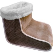 Resim Elektrikli Isıtmalı Ayak Isıtıcı Kış Rahatlatıcı Boot Isıtıcı 4 Zamanlayıcı Ayarları Kahverengi 