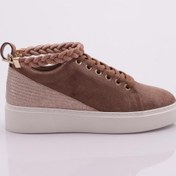 Resim Dgn Es851 Kadın Kalin Taban Halhal Detayli Silver Taşli Sneakers Ayakkabi 