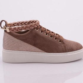 Resim Dgn Es851 Kadın Kalin Taban Halhal Detayli Silver Taşli Sneakers Ayakkabi 