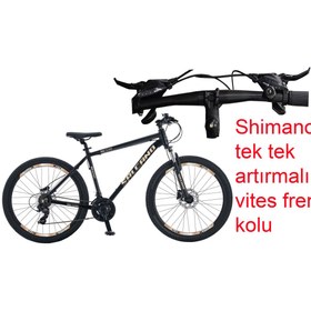 Resim Salcano Ng Team 200 27,5 V-fren 18cm Kadro Siyah-gümüş Bisiklet Siyah - Gümüş 