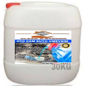 Resim CLEAN&STRONG Oto Cam Suyu 30kg /4 Mevsim 