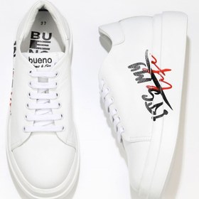 Resim Bueno Shoes Beyaz Deri Kadın Spor Ayakkabı 01wt4700 